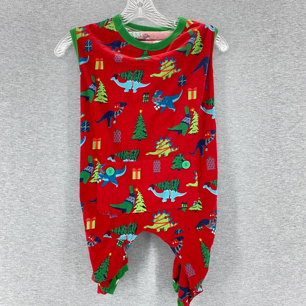 Dog Pet Christmas Dinosaur Pajamas Red Green Size‎ L